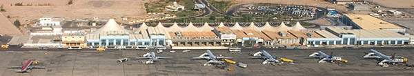 Hurghada International Airport view